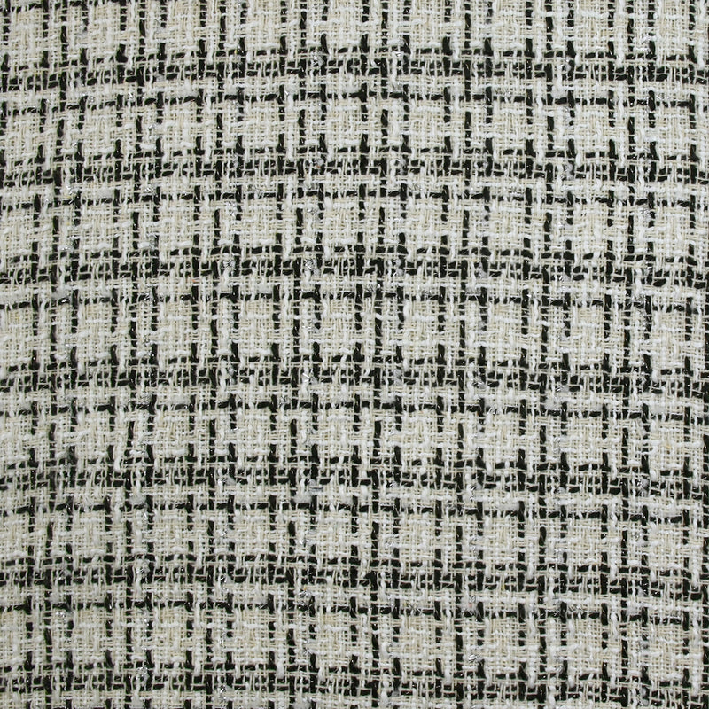 Tweed de poliéster Lurex Margaret Black