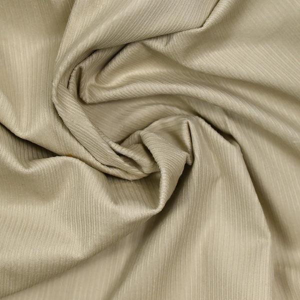 Velours côtelé de coton 1mm beige clair