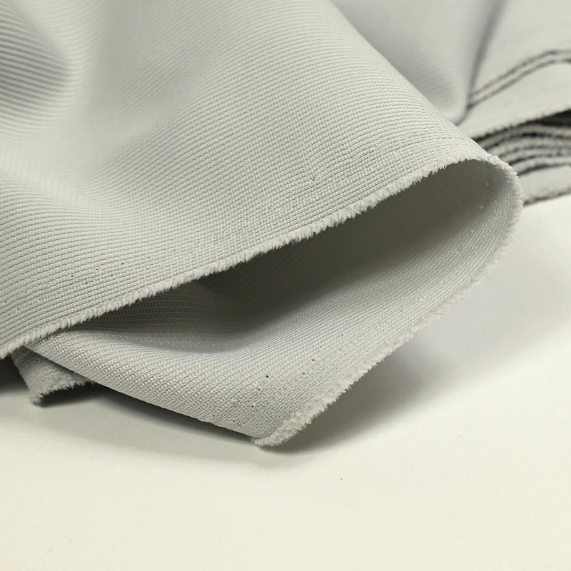 Pale gray textured polyester canvas pale