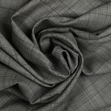 Tissu tailleur 100% laine prince-de-galles noir et blanc