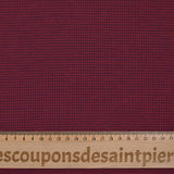 Cotton fancy three navy rods red background