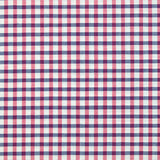 Coton chemise à carreaux bleu et rouge fond blanc