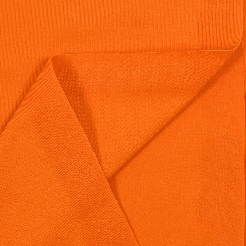 Orange organic cotton jersey