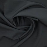 Crêpe polyester noir