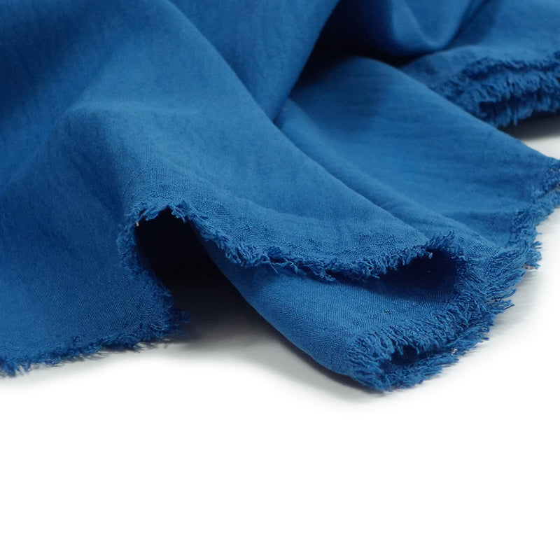 Toile fine Aviva polyester bleu barbeau