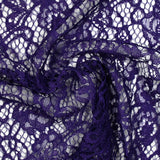 Fumiko purple polyester lace polyester
