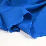 Crêpe polyviscose bleu azur