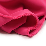 Crêpe de polyester lourd Madeleine fuchsia