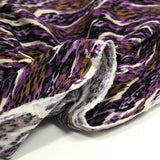 Twill de viscose imprimé Mars violet