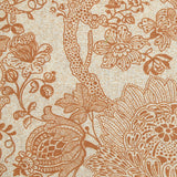 Polycotton Printed Flowers in Arabesque Camel