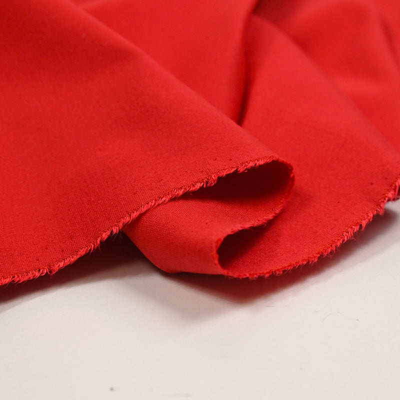 Maille milano polyester rouge corail