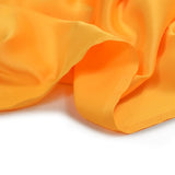Satin polyester silky bouton d'or
