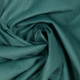Velours côtelé de coton 1mm bleu sarcelle