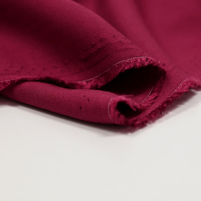 Twill de viscose lie de vin