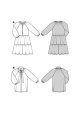Patron Burda n°5605 : Robe & blouse