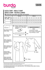 Patron Burda n°5606 : Robe & T-shirt