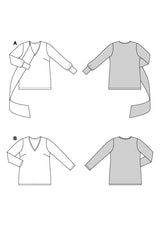 Patron Burda n°5612 : Pull
