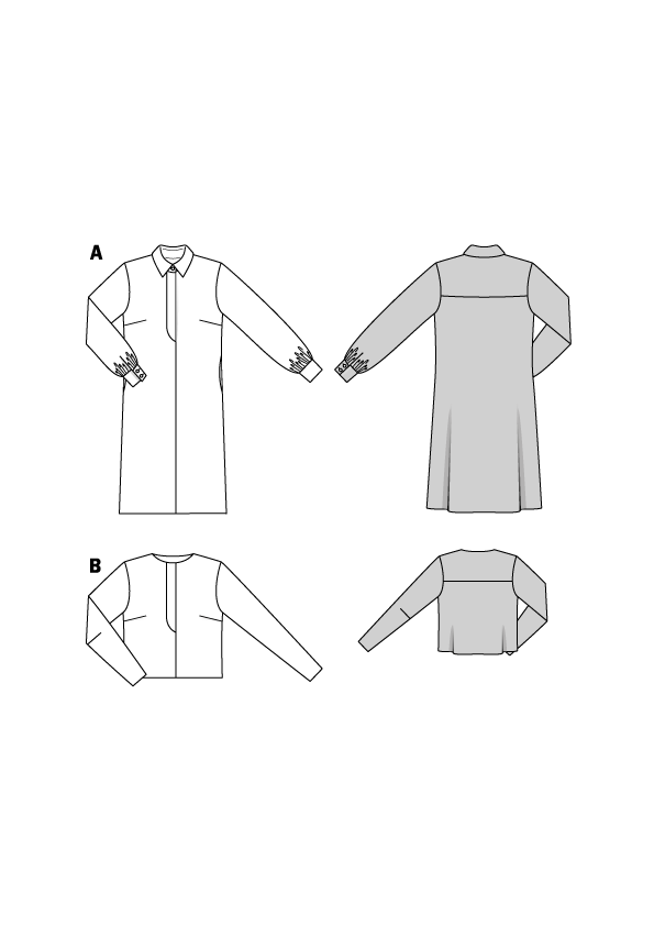 Patron Burda n°5678 : Robe & Blouse