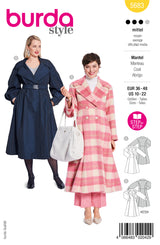 Patron Burda n°5683 : Manteau