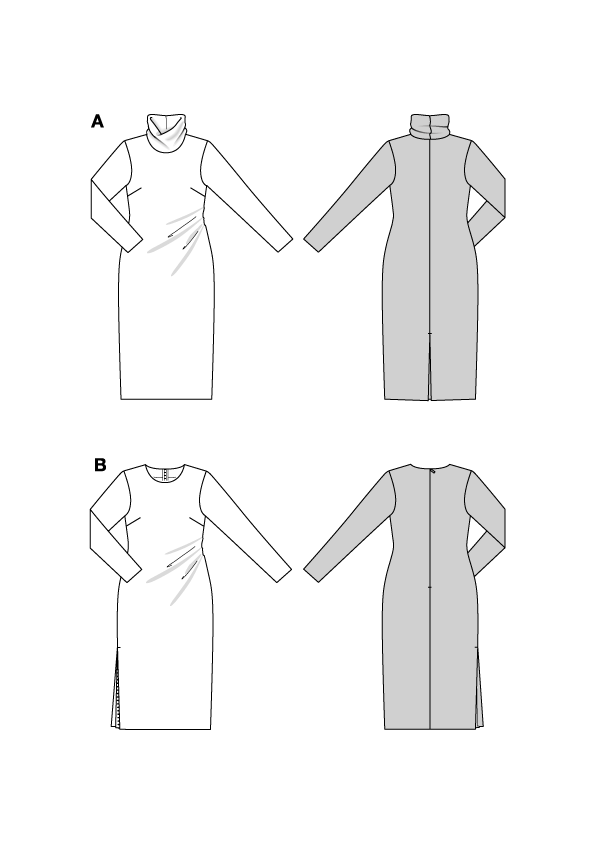 Patron Burda n°5684 : Robe