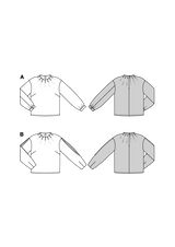 Patron Burda n°5685 : Blouse