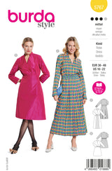 Patron Burda n°5767 : Robe