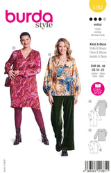 Patron Burda n°5783 : Robe & Blouse