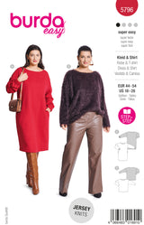 Patron Burda n°5796 : Robe & T-Shirt