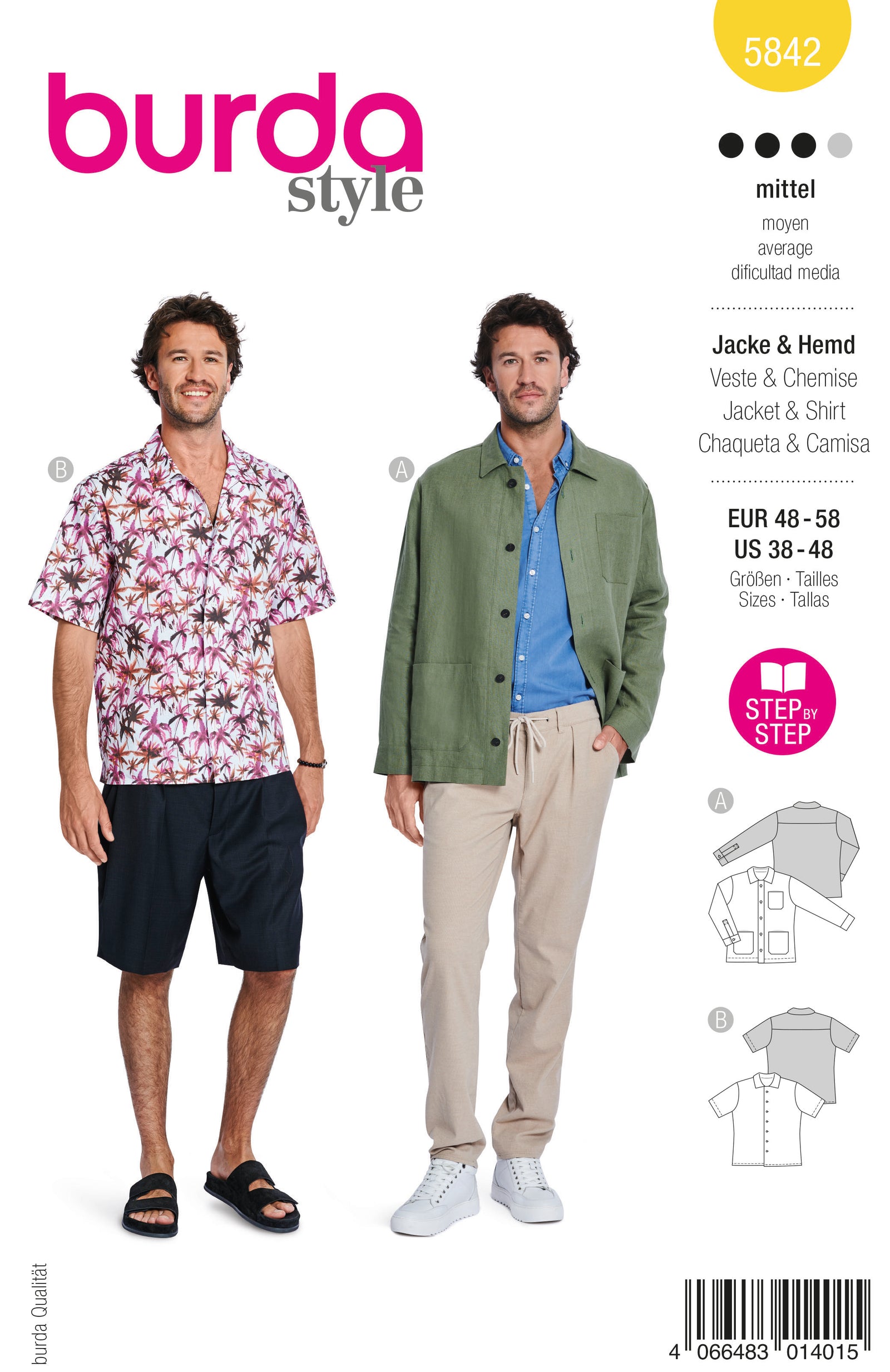 Chemise Homme Verte Vallée Motif Cachemire Vintage - 59% Lin 41% Coton, Style Western, Neuf Avec étiquettes