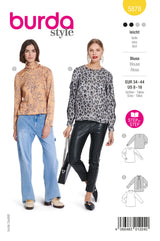 Patron Burda n°5878 : Blouse