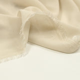 Beige Polyester Georgette Crêpe