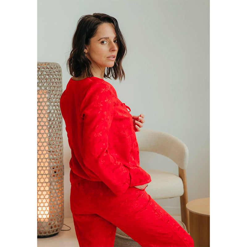 Patrón de costura de pijama suspiro