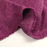 Maille texturée grattée violine