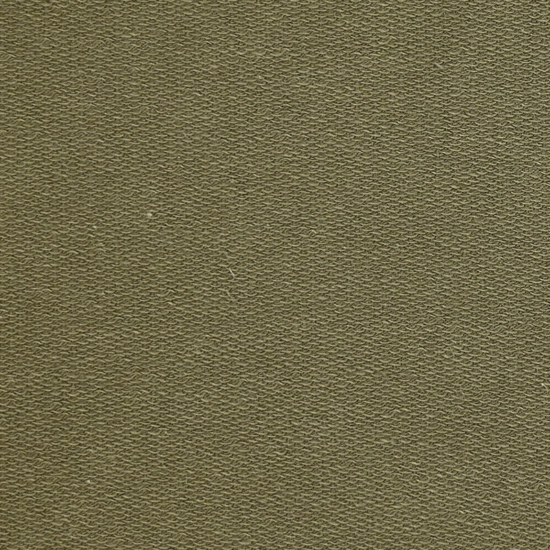 Jersey french terry coton Bio vert olive