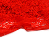 Dentelle polyester Nabilah rouge