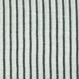 Polyester cheese fine stripes black background