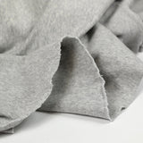 Jersey de coton interlock gris chiné