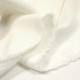 Sergé de polyester blanc cassé