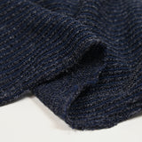 Maille Bianca côtelée bleu marine