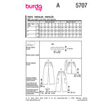 Burda boss n ° 5707: pants