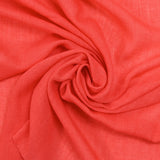 Voile de polycoton Vicky corail