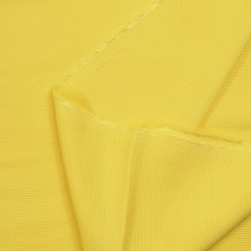 Viscose texturée Kelly jaune mimosa