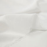 Satin polyester fluide marbré blanc