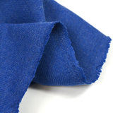 Sergé de laine mélangée bleu