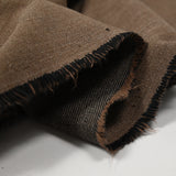 Sergé de polycoton marron