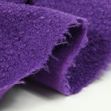 Lainage bouclette mauve