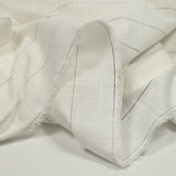 Cotton woven Lin Lin Linen Marine Broken White Broken
