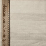 Crêpe georgette de soie rayé ivoire