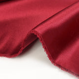 Crêpe satin de polyester rouge cerise