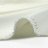 Crêpe de polyester lourd Madeleine blanc